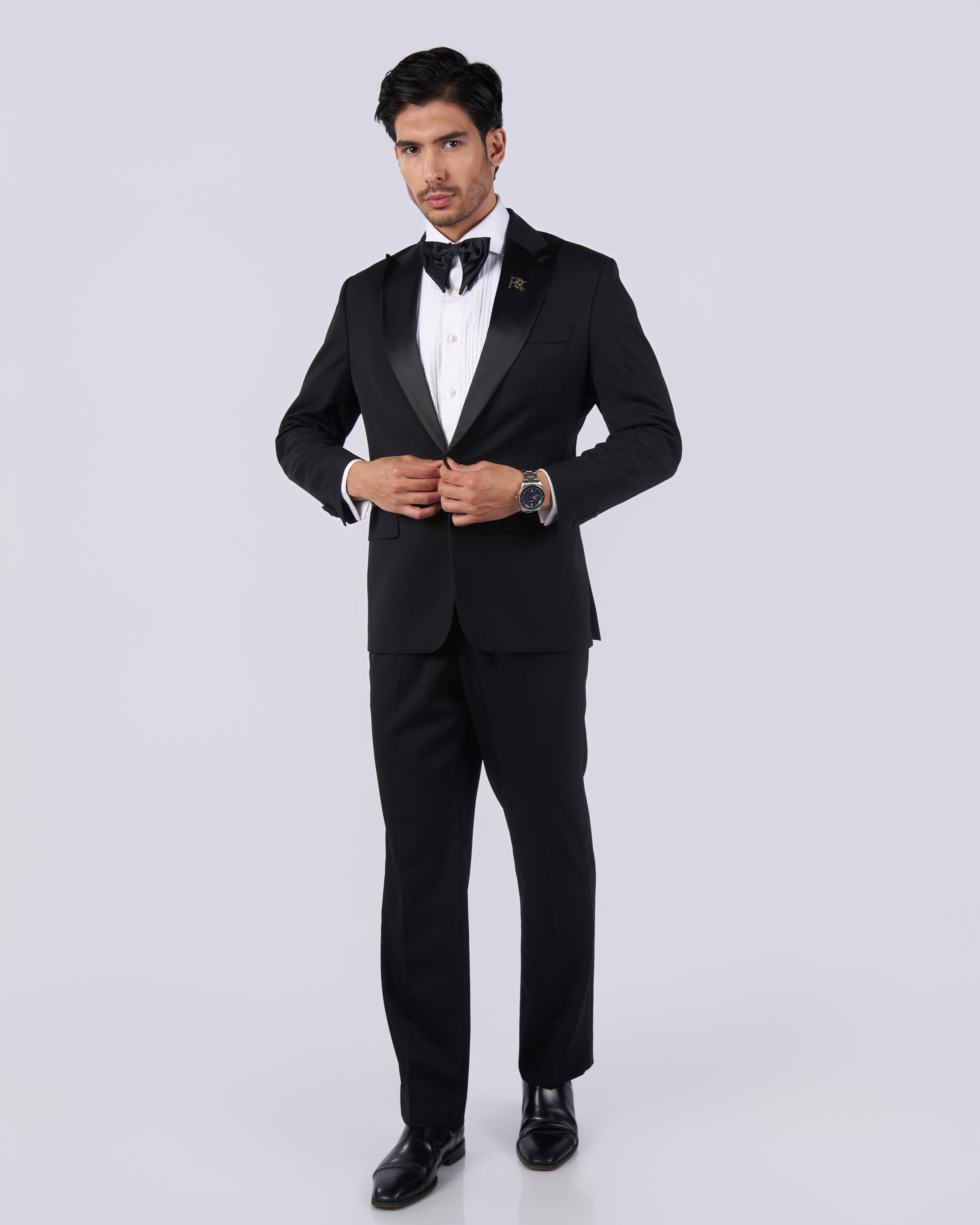 The Calvaliere Single-Breasted Tuxedo Suit