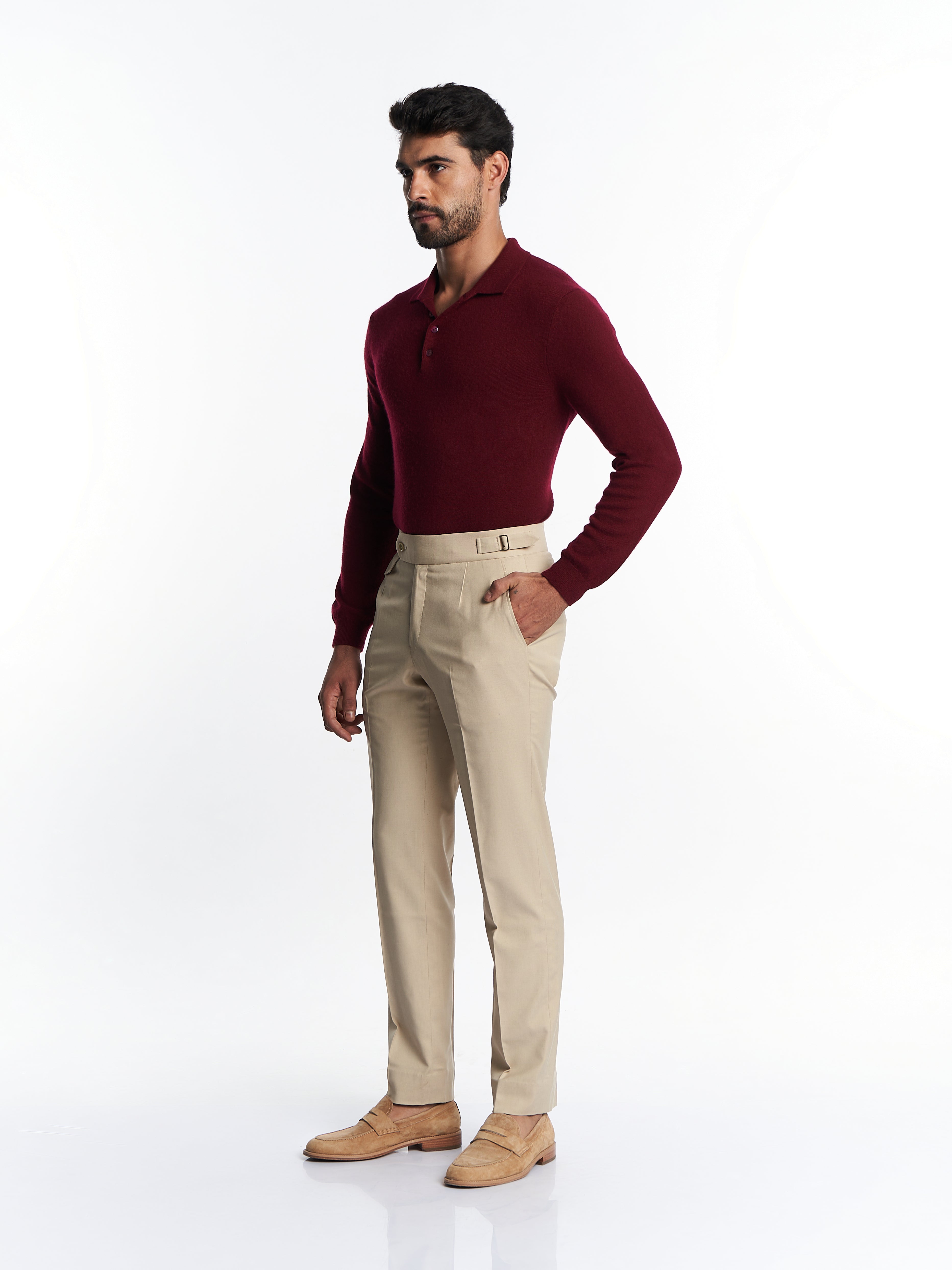 Polo T-Shirt Riche Rosso Cashmere
